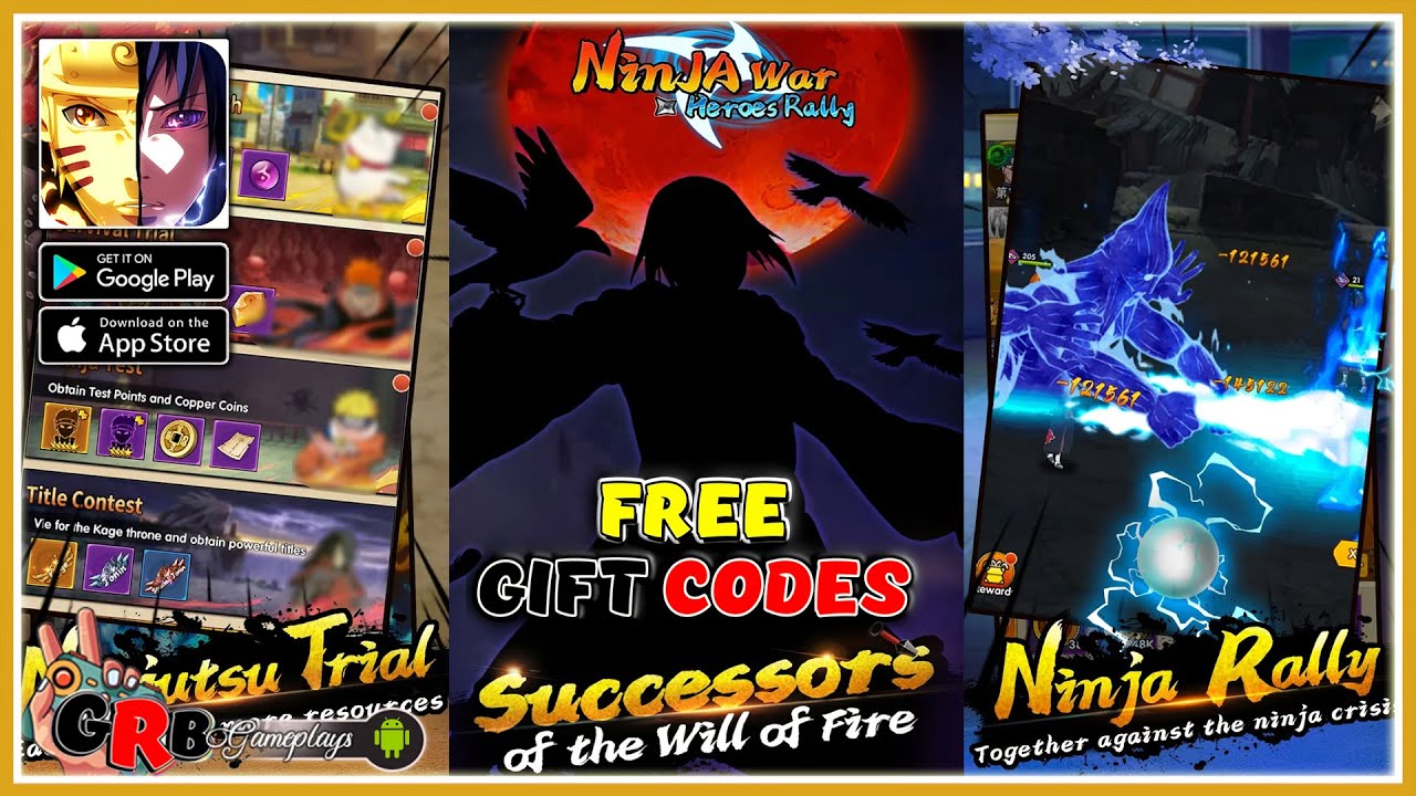 Ninja War Heroes Rally 3 Gift code Gameplay Android /
