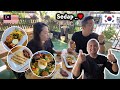 Korean having the ultimate Malaysian breakfast! (feat. Lontong &amp; such)