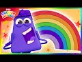 Colourblocks rainbow adventure  learn all colours  kids learn colours 