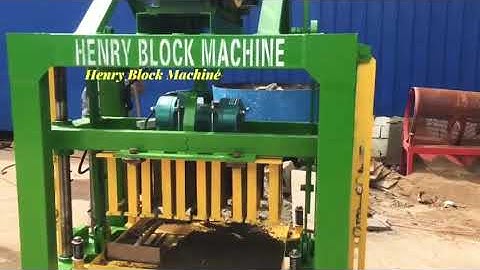 QTJ4-40 single phase 6inch hollow block making machine test for Jamaica customers