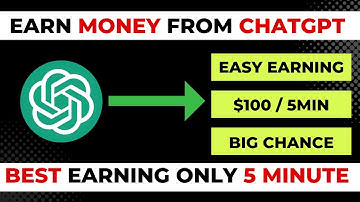 How To Earn Money Using ChatGPT | Easy Way To Make Money Online from Chat GPT - Open AI
