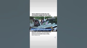 Postal worker delivering mail dies after driver slammed into USPS truck