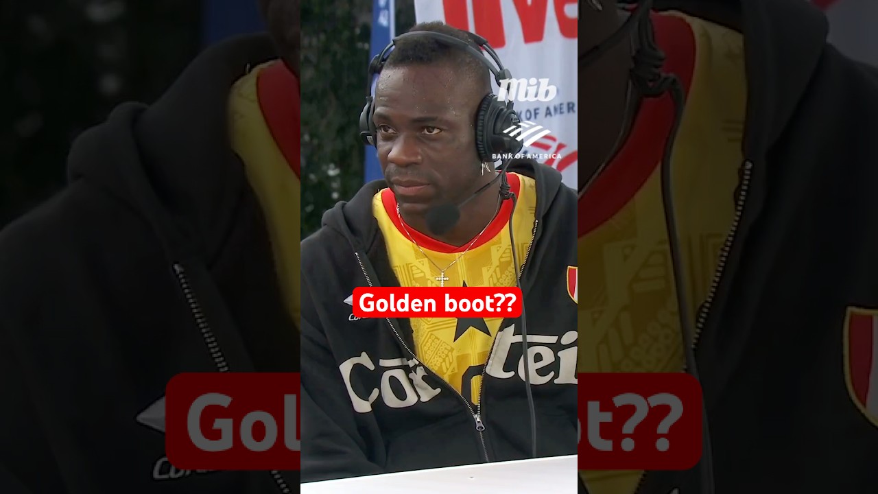 MARIO BALOTELLI'S GOLDEN BOOT PREDICTION 👀