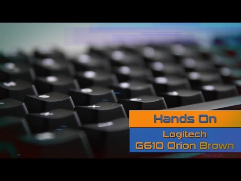 Logitech G610 Orion Brown - PB Tech Hands On Review (920-007871)