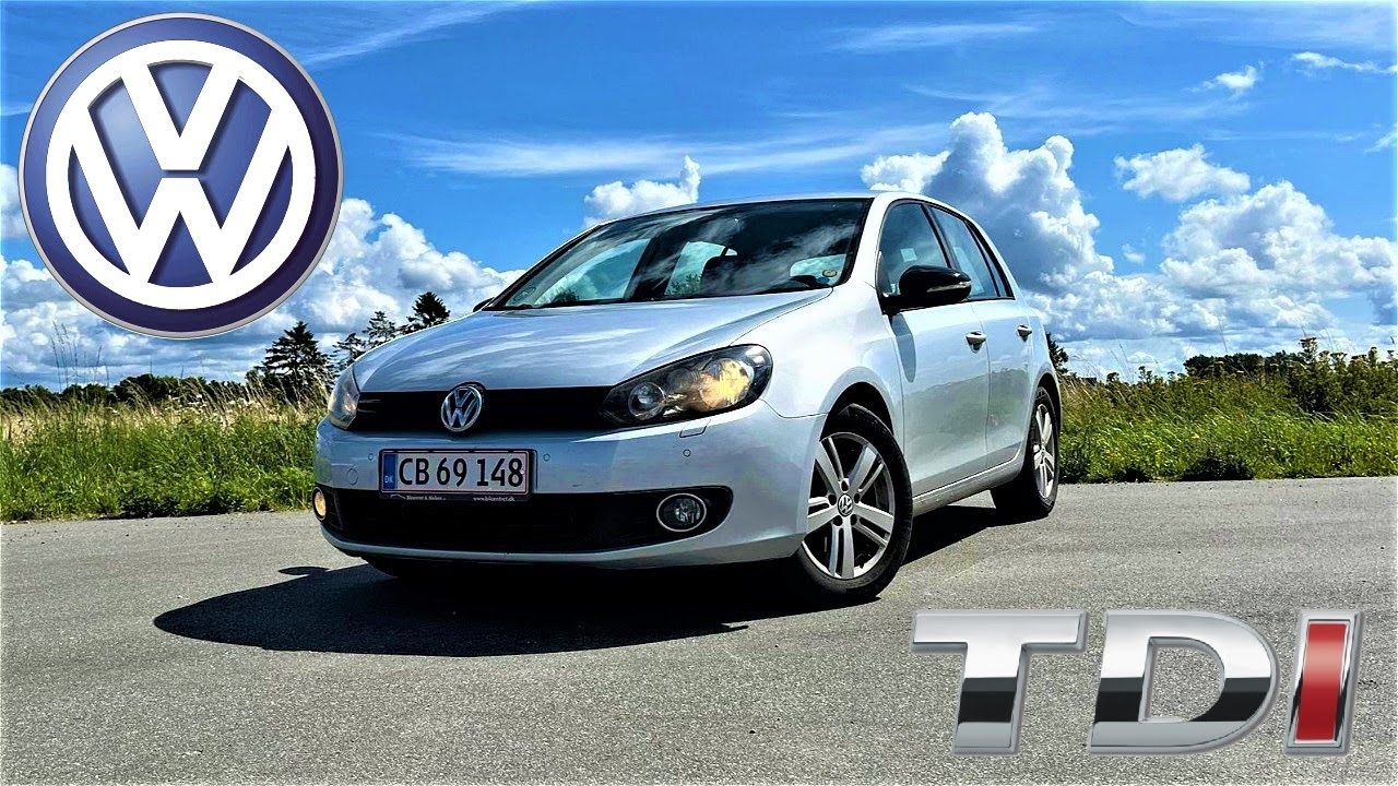 VW Golf VI 1.6 TDI 2012 (105 Hp) | POV Review, Sound & Launch