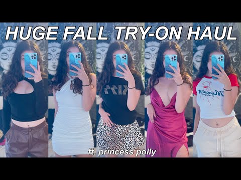 HUGE FALL TRY-ON HAUL 2021 super cuter trendy clothes ft. princess polly