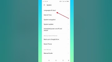 How to Change Phone Language #infinix