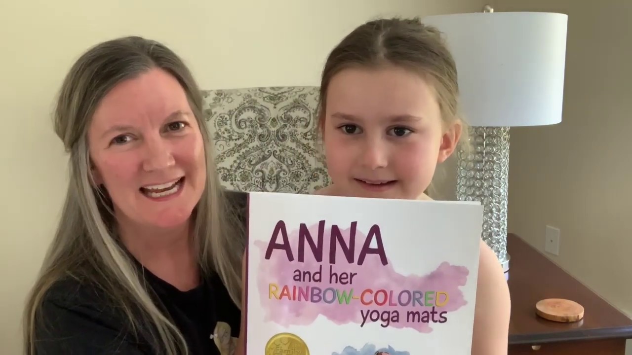 Anna and her Rainbow-Colored Yoga Mats – Kids Yoga Stories