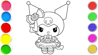 Sanrio Kuromi Coloring For Kids And Toddlers Hello Kitty Kuromi Art