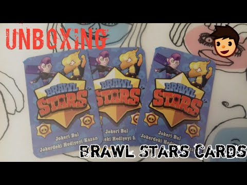 Unboxing On Brawl Stars Cards 1 Youtube - brawl stars character cards