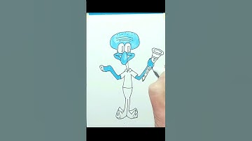 How To Draw Squidward // SpongeBob SquarePants #short