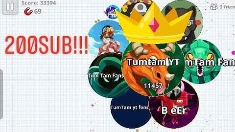 AGAR.IO TUMTAM DUO BEE TAKEOVERS MACRO BUTTON ZOOM ROOT*