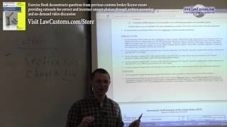 Introduction to the Harmonized Tariff Schedule of the United States (HTSUS) Part 3 Wealth