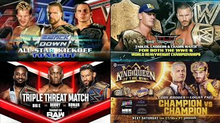 Wwe All Of Chdanion Vs Chdanion Match Card Compilation 2008 2024