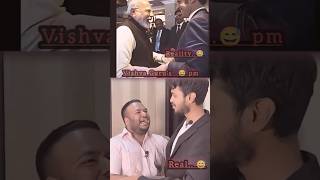 Narendra Modi's viral video/foreign visits clip/mimicry #funny #shorts#bjp