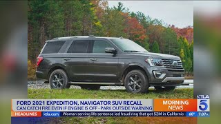 Ford recalls SUVs because engines can catch fire