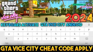How to use cheat code in GTA vice City Android | how to enable cheat codes gta vc Open Keyboard 2024 screenshot 2