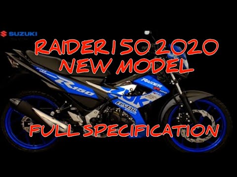 NEW SUZUKI RAIDER150 2020 MODEL / FULL SPECIFICATION - YouTube