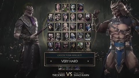 THE JOKER VS. SHAO KAHN MK11 (VERY HARD)