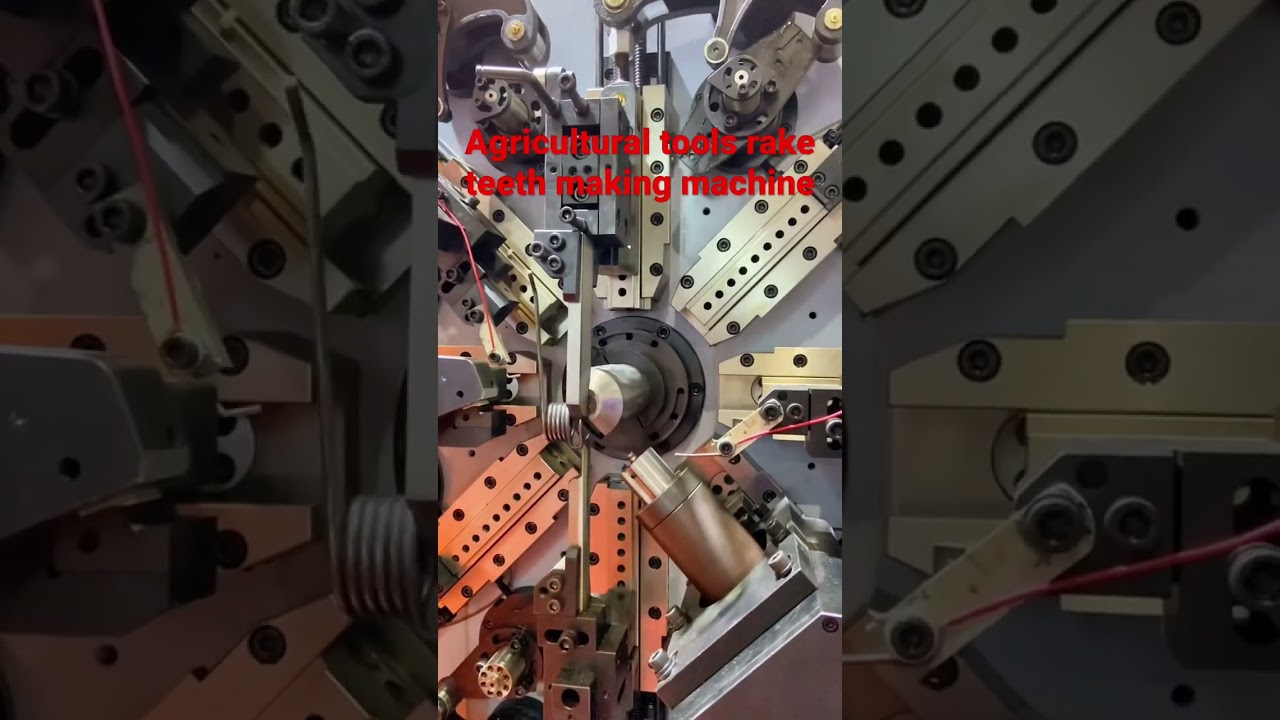 Agricultural tools rake teeth making machine wire forming machine within wire rotation