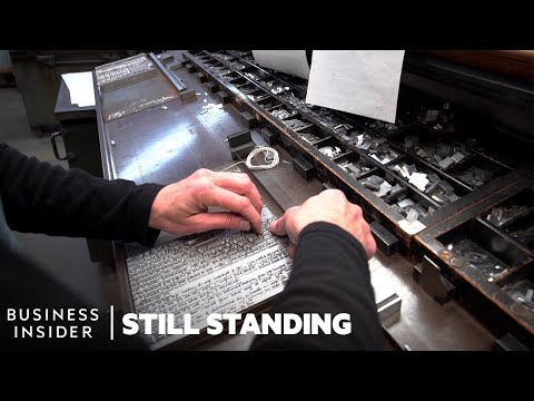How Books Are Handmade At The Last Printing Press Of Its Kind In The US | Still Standing
