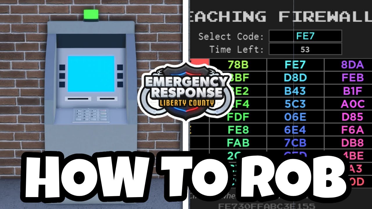 The BEST way to ROB an ATM in ER:LC (emergency response liberty country ...