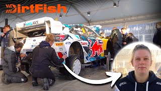 FULL WRC Service Footage with Mic'd Up Mechanic | Women in Motorsport 2024