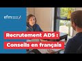 Conseils pour le recrutement policier adjoint ads avec guillaume  efm fonction publique