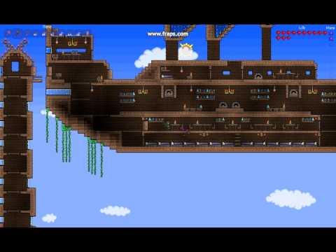 Terraria, Just a boat... - YouTube