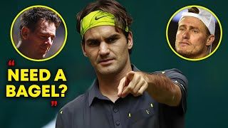 They Won a Grand Slam, But Federer "6-0 6-0" Humiliated Them! (Turning Pros into Amateurs)