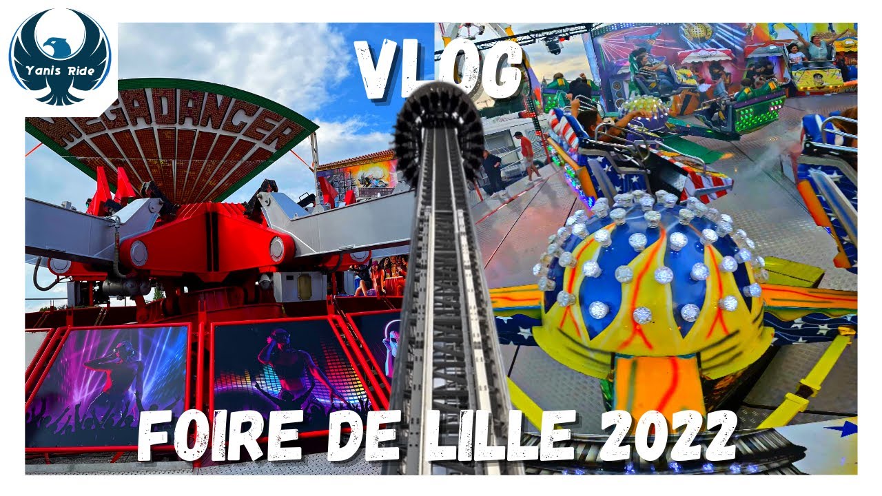 Superbe journée sur la Foire aux manèges de Lille ! Vlog [03/09/22]