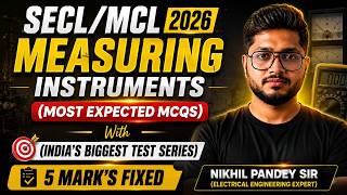 SECL/MCL 2026 | Measuring Instrument | Most Expected MCQs | Indias Biggest Test Series | 5 Marks