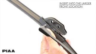 Piaa Si-Tech Wiper Installation On Large Pin Wiper Arm