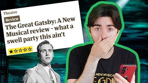 why *some* critics hated THE GREAT GATSBY | my thoughts on the show