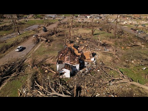 Hurricane „Laura“: Drohnenaufnahmen zeigen Spur der Verwüstung