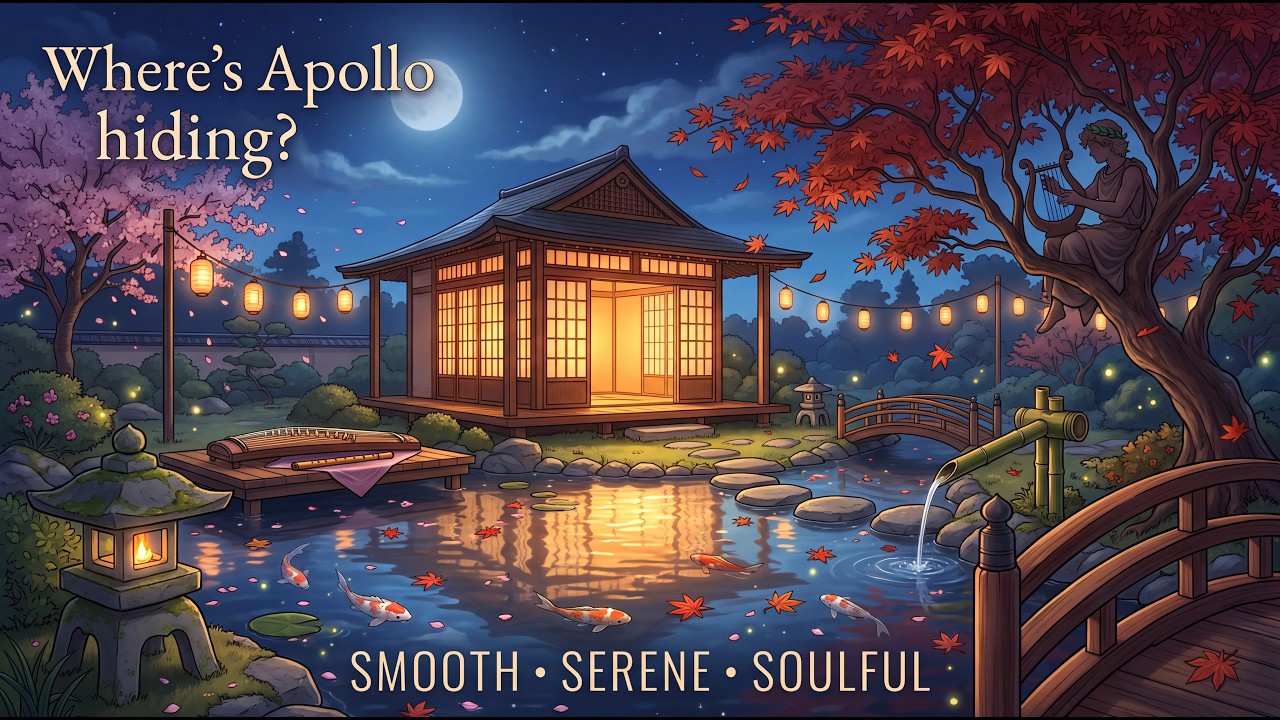 Koi & Velvet 🎐 Japanese Garden × R&B Soundtrack | Lo Fi Soul