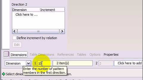 Dual Dimension Pattern In Pro/ENGINEER Wildfire 3.0