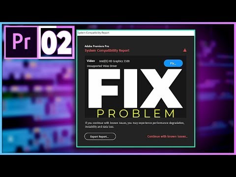 Xalinta | System Compatibility Report in Premiere Pro 2020