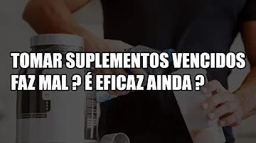 Pode usar suplemento vencido?