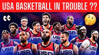 USA Basketball has a PROBLEM heading into Paris Olympics ...