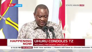 Rais Uhuru Kenyatta Atangaza Siku 7 za Maombolezo Kifo cha Rais Magufuli