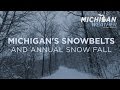 Michigan&#39;s Snowbelts and Annual Snow Fall