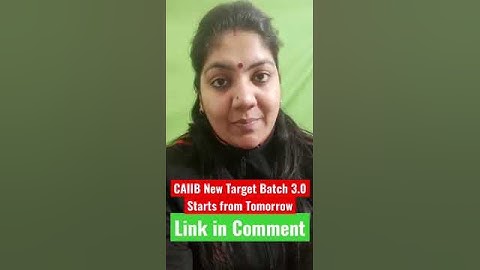 CAIIB New Target Batch 3.0 Starts from tomorrow | Link in Comment