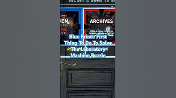 Blue Prince First Thing To Do To Solve The Laboratory Machine Puzzle