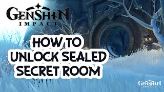 Dragonspine Secret Room - Prince, Scribe, Princess Box Locations l Genshin Impact Walkthrough