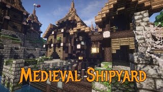 Minecraft - Gundahar Tutorials - Medieval Shipyard 2