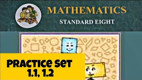 8th Math | Rational numbers | Practice set 1.1, 1.2