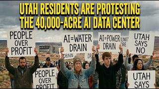 Why Utah Residents Are Protesting The 40,000-Acre AI Data Center (Billionaire Blames China?)