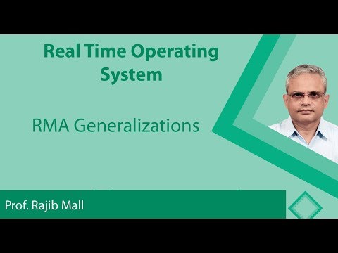 Lecture 11 : RMA Generalizations