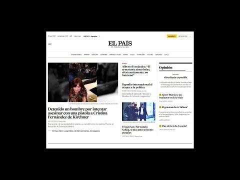 El ataque a Cristina Fernández en los principales diarios del mundo 